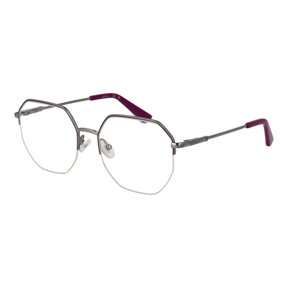 Guess Silver Women Glasses Frame