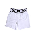 Dolce & Gabbana White Cotton Stretch Regular Boxer Underwear