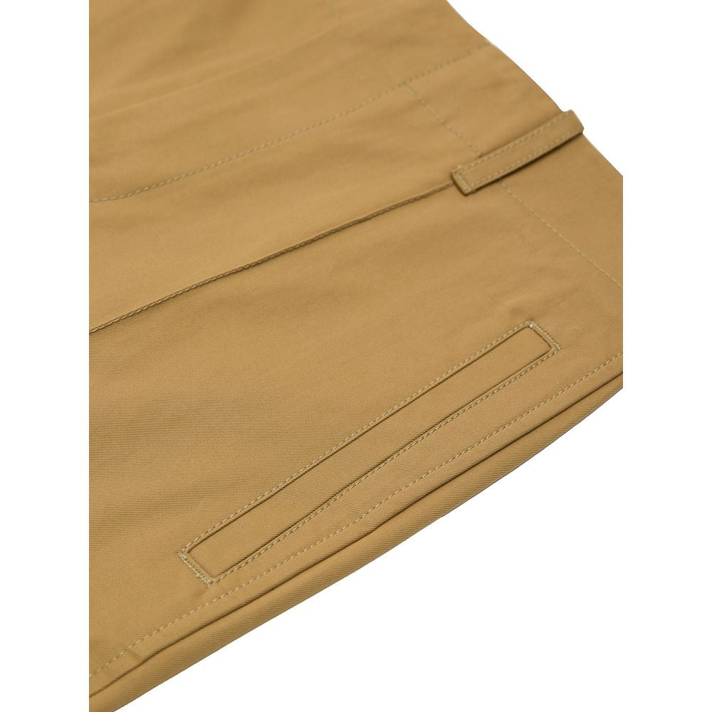 Bottega Veneta Beige Cotton Pant BO-9745672-IT38|XS