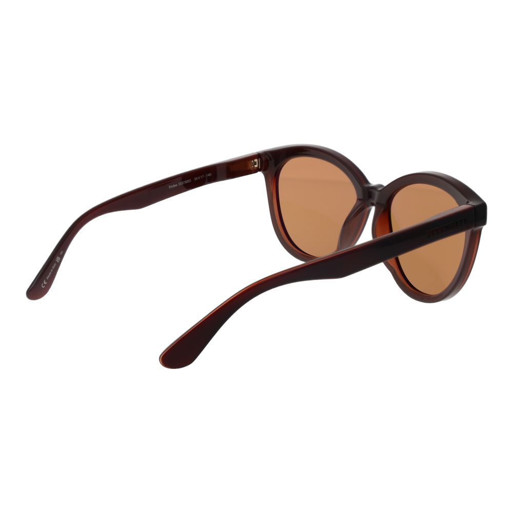 Serengeti Brown Plastic Sunglasses