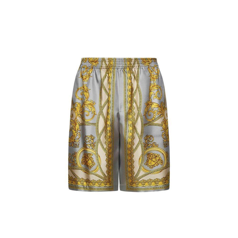 Versace La Coupe Des Dieux Silk Shorts VE-8845010436308-48 | M
