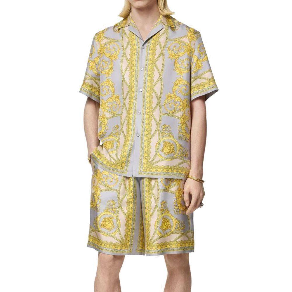 Versace La Coupe Des Dieux Silk Shorts VE-8845010436308-48 | M
