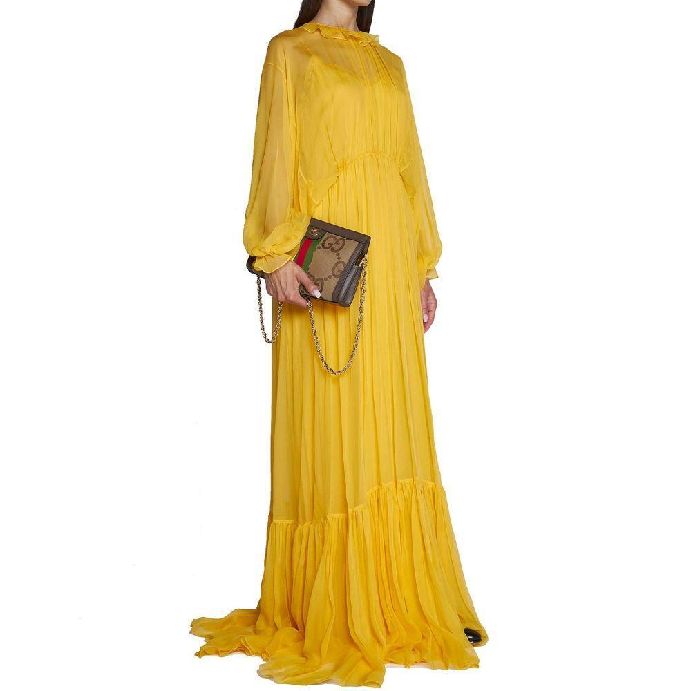 Gucci Silk Long Dress GU-8736428392660-40