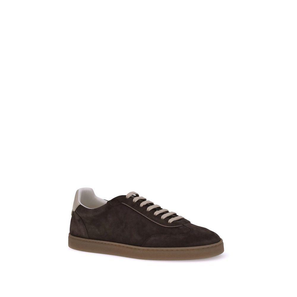 Brunello Cucinelli Suede Sneakers BR-MZUSGGJ336CRT46-EU40.5/US7.5