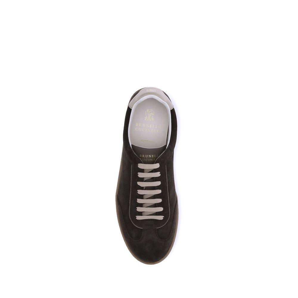 Brunello Cucinelli Suede Sneakers BR-MZUSGGJ336CRT46-EU40.5/US7.5