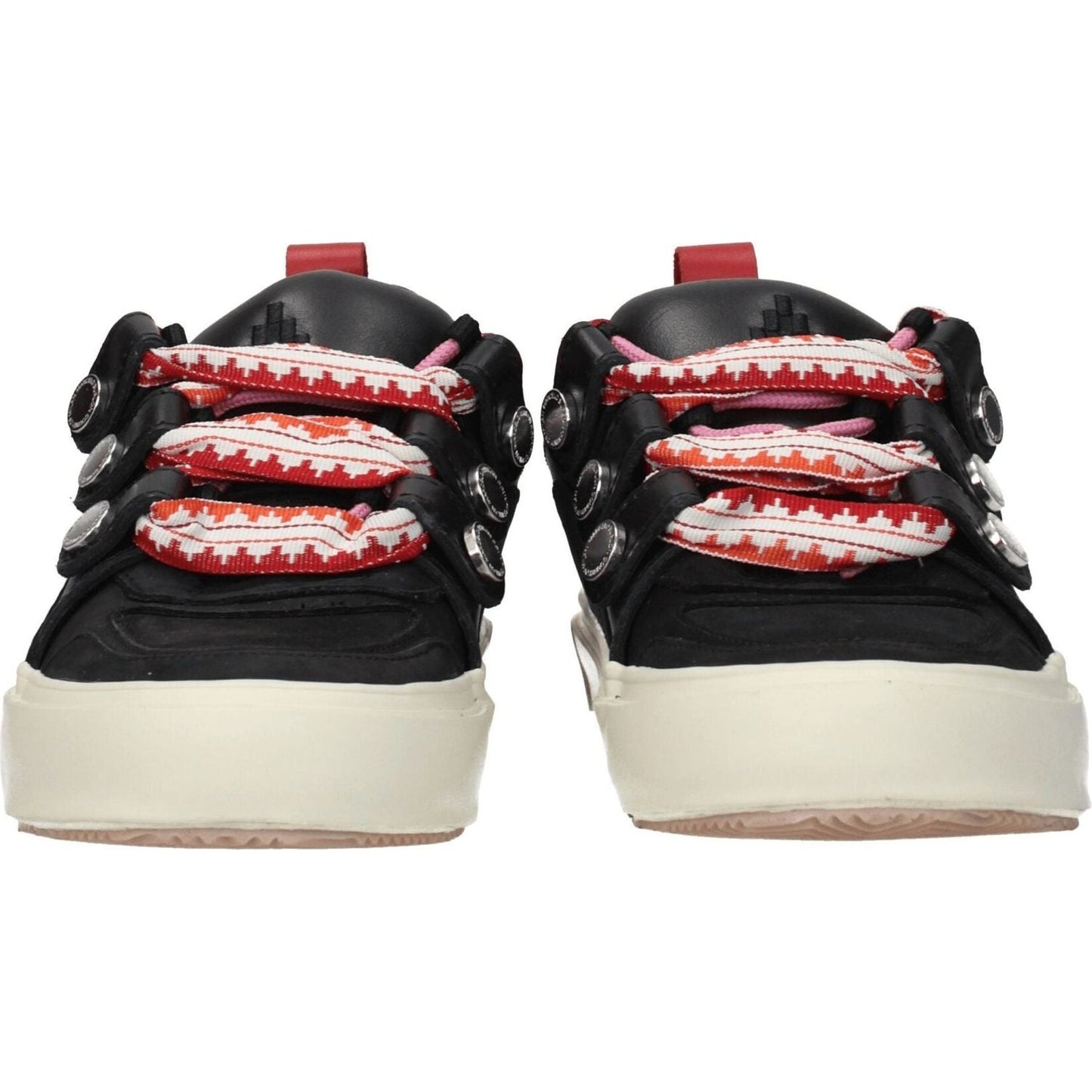 Marcelo Burlon Black Leather Low Tops MA-8547258958089-EU41/US8