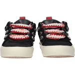 Marcelo Burlon Black Leather Low Tops MA-8547258958089-EU41/US8