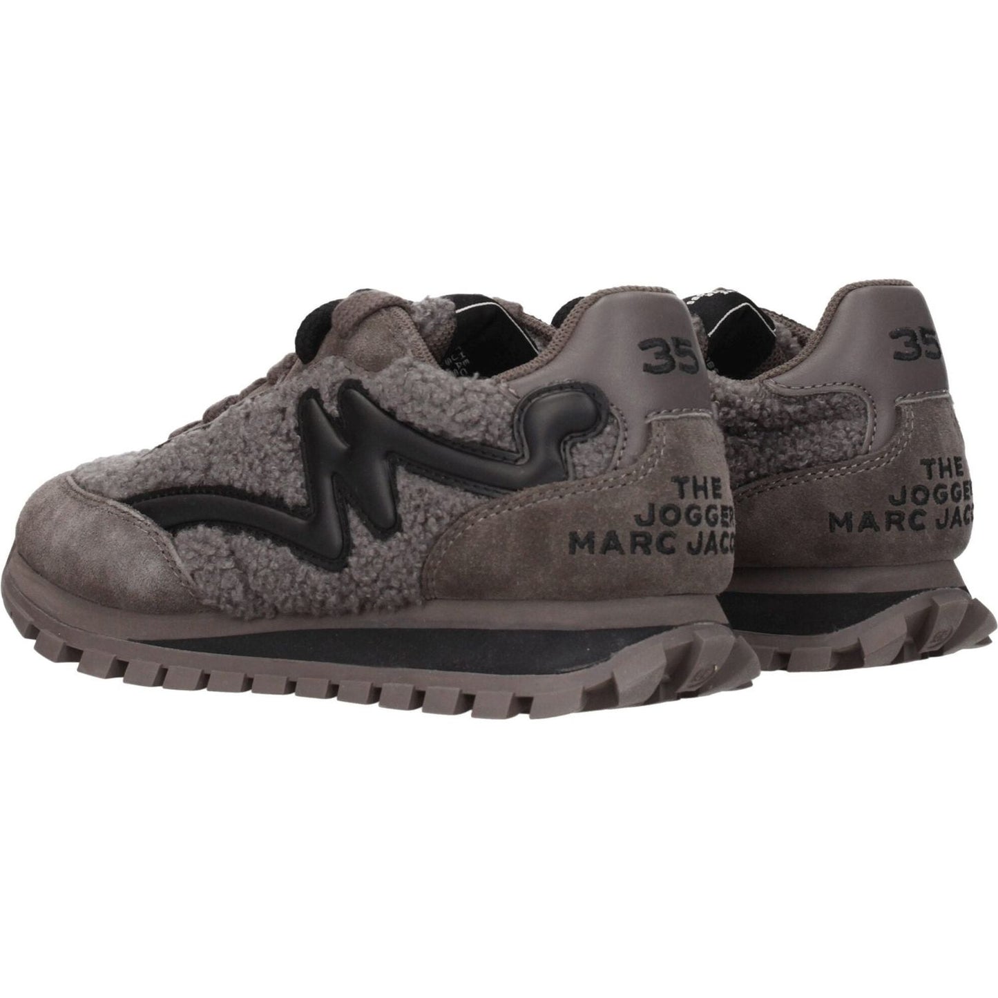 Marc Jacobs Gray Fur Chunky Sneakers MA-8547284451593-EU35/US5