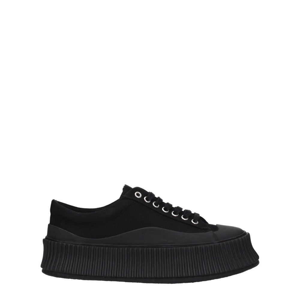Jil Sander Black Fabric Chunky Sneakers JI-8547352805641-EU36/US6