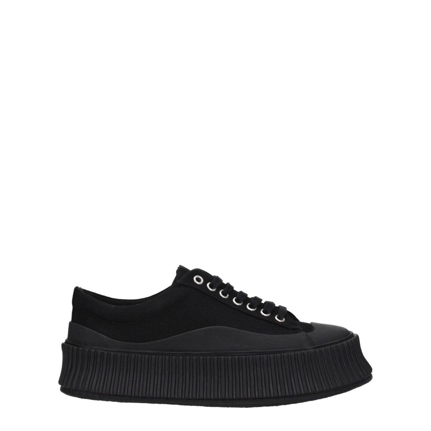 Jil Sander Black Fabric Chunky Sneakers JI-8547352805641-EU36/US6