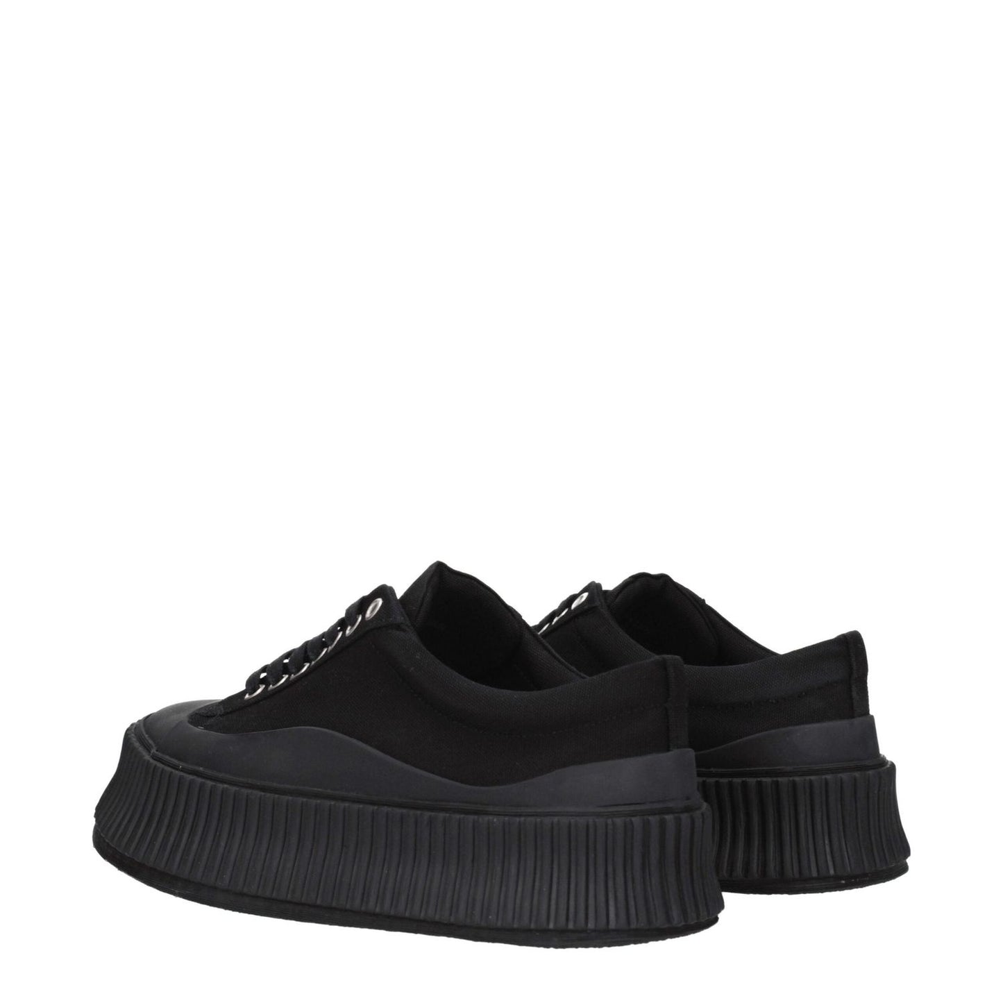 Jil Sander Black Fabric Chunky Sneakers JI-8547352805641-EU36/US6