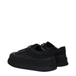 Jil Sander Black Fabric Platform Sneakers JI-8547414442249-EU45/US12