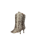 Paris Texas Beige Leather Ankle Boots PA-8547451142409-EU36/US6