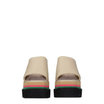 Stella McCartney Beige Leather Slippers Sandals ST-8547462381833-EU37.5/US7.5