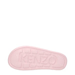 Kenzo Pink Cotton Slippers Sandals KE-9312230932745-EU36/US6