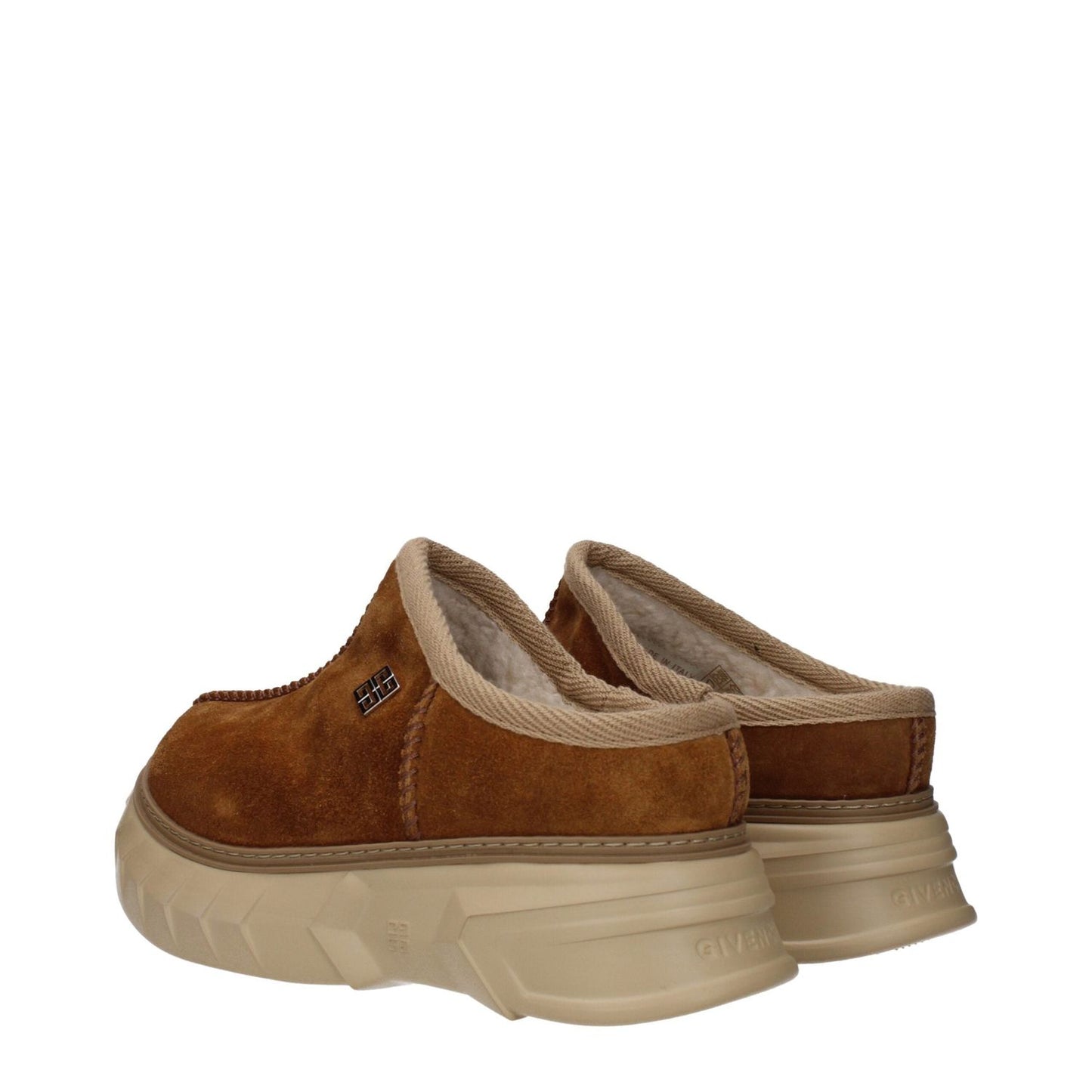 Givenchy Brown Leather Slippers Sandals GI-9482779885833-EU35/US5