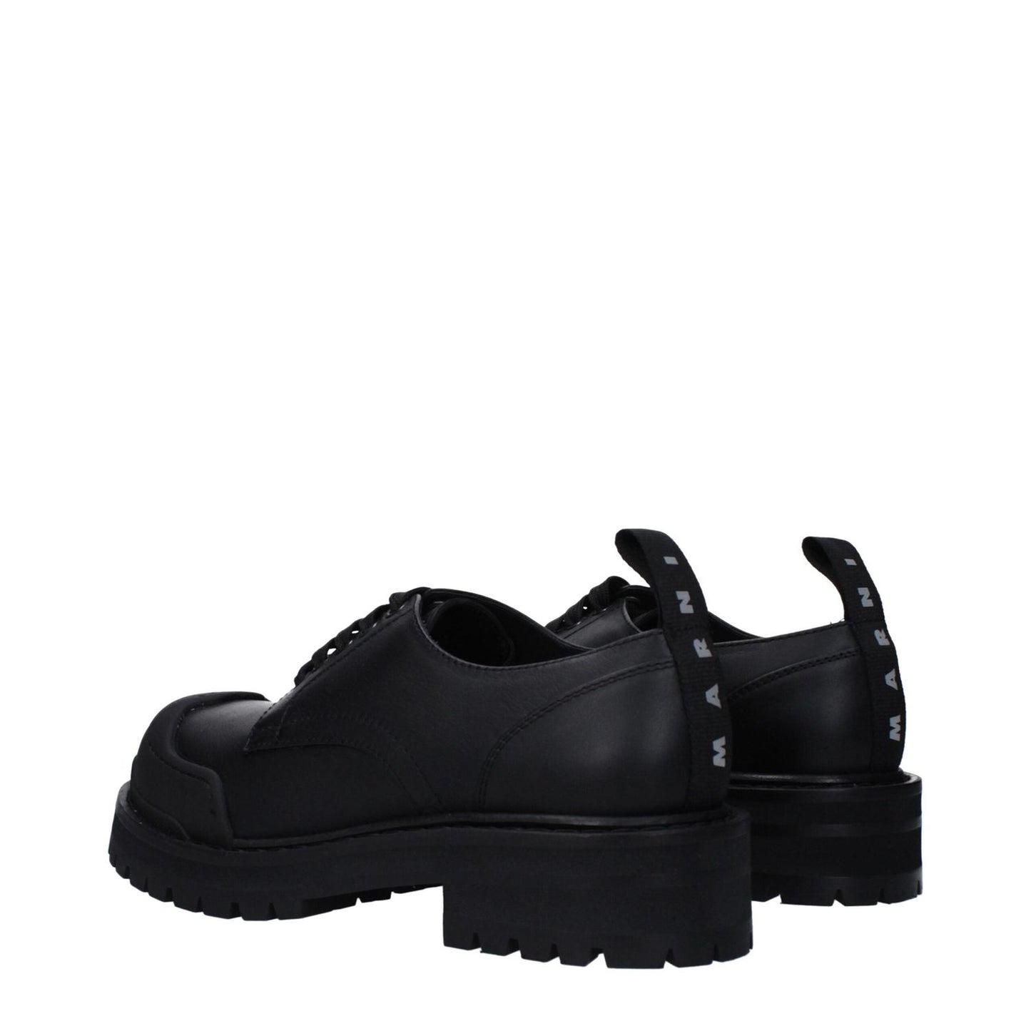 Marni Black Leather Oxfords And Derbies MA-9490999148809-EU36/US6