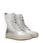 Philippe Model Gray Leather Ankle Boots PH-15068720038153-EU39/US9