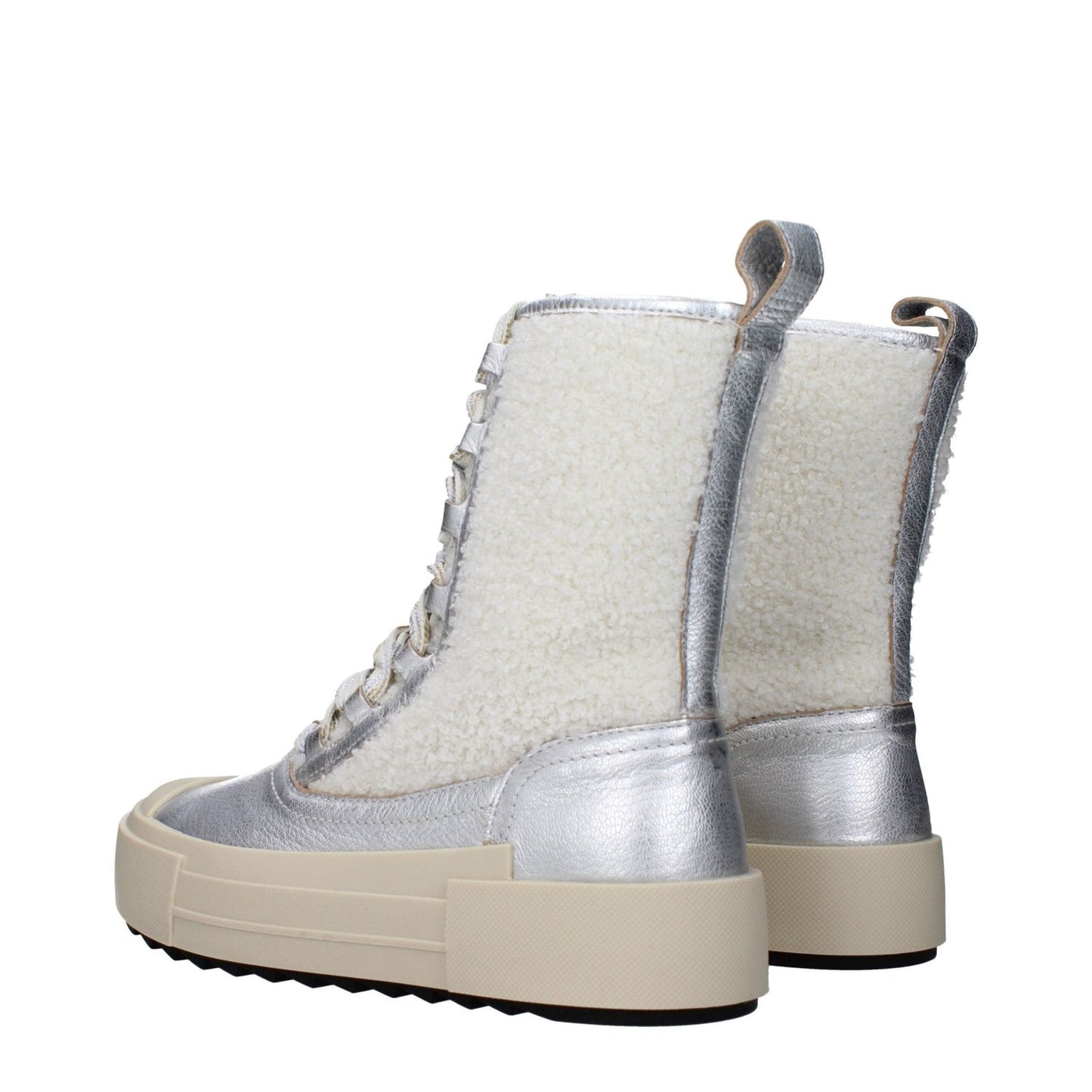 Philippe Model Gray Leather Ankle Boots PH-15068716826889-EU37/US7
