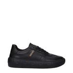 Versace Black Leather Low Tops VE-15201373061385-EU40/US7