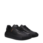 Versace Black Leather Low Tops VE-15201373061385-EU40/US7