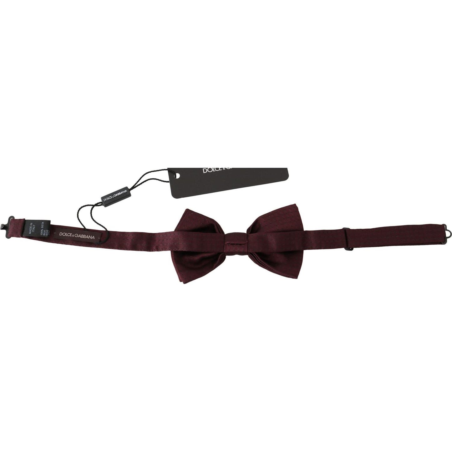 Dolce & Gabbana Silk Polka Dot Adjustable Neck Bow Tie Papillon Bow Tie