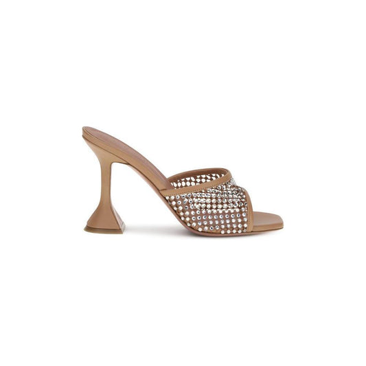 Amina Muaddi Lupita Crystal Sandals