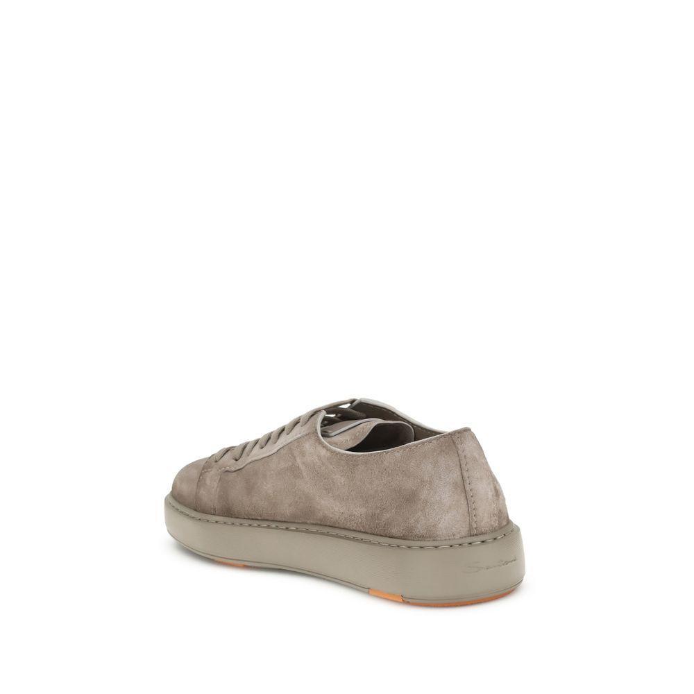Santoni Suede Sneakers SA-MBCD21571TARCAOLE55-EU43/US10