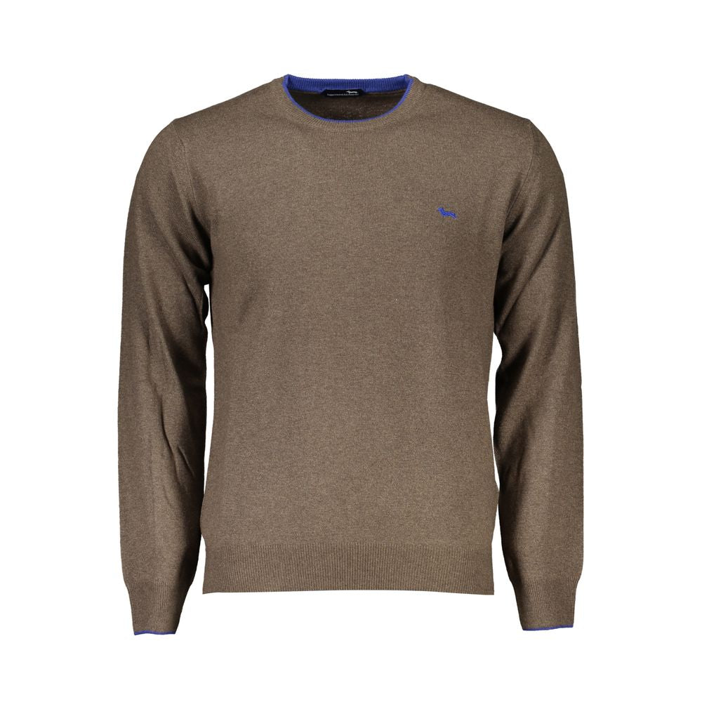 Harmont & Blaine Brown Fabric Sweater HA-23583-XL