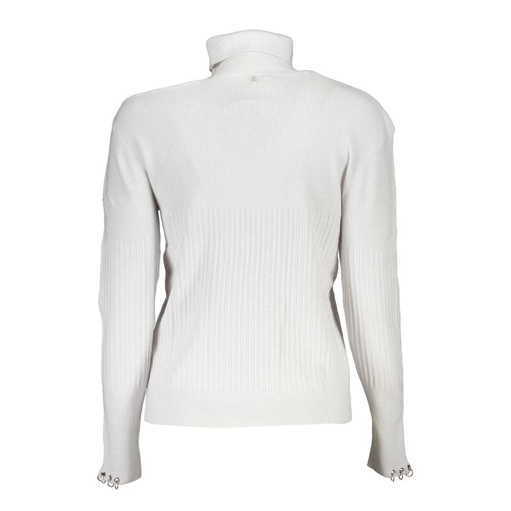Patrizia Pepe Gray Cotton Sweater