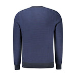 Hugo Boss Blue Cotton Sweater