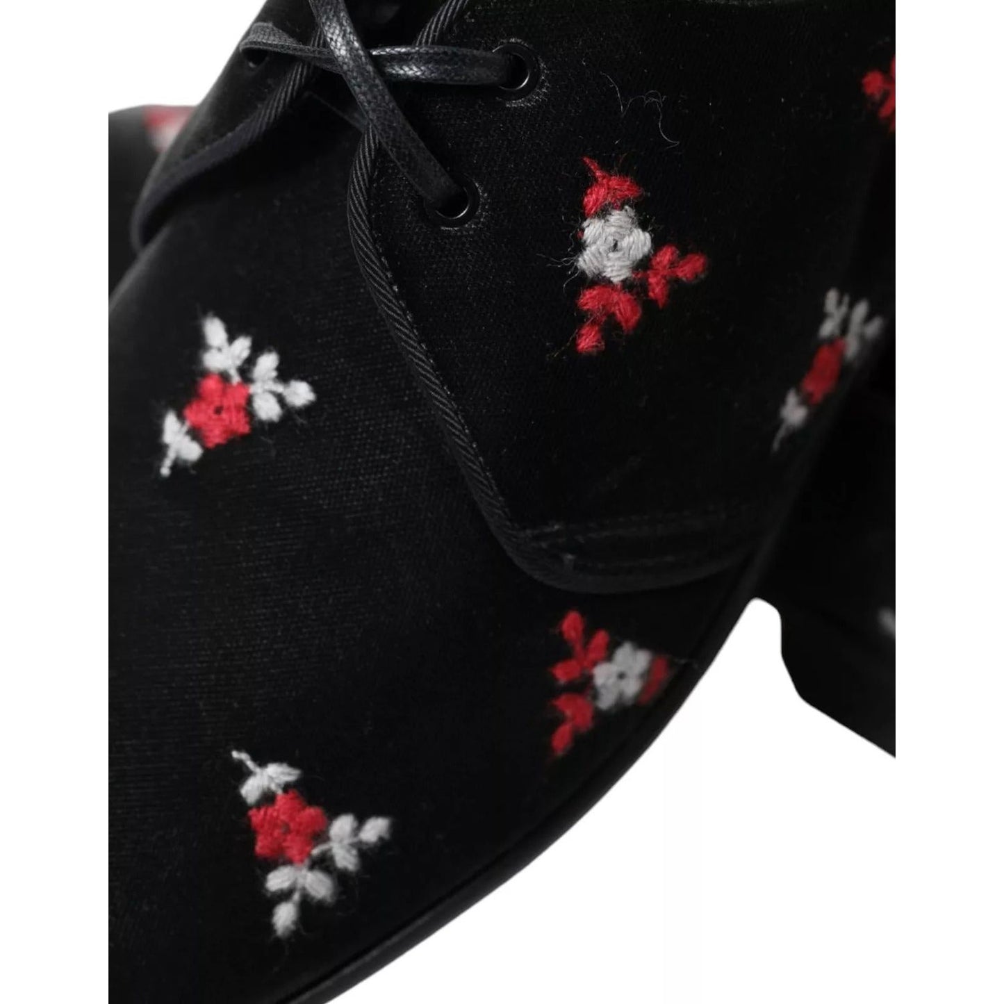Dolce & Gabbana Black Floral Velvet Formal Dress MV5407-43.5