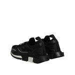 Dolce & Gabbana Black SORRENTO Lace Up Men Sneakers Shoes MV7849-44.5