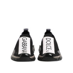 Dolce & Gabbana Black Sorrento Slip On Low Top Sneakers Shoes LA12774-37