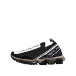 Dolce & Gabbana Black Sorrento Slip On Low Top Sneakers Shoes LA12774-37