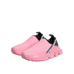 Dolce & Gabbana Pink Sorrento Low Top Women Sneakers Shoes LA12781-36.5