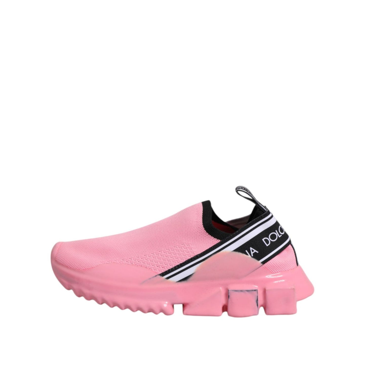 Dolce & Gabbana Pink Sorrento Low Top Women Sneakers Shoes LA12781-36.5