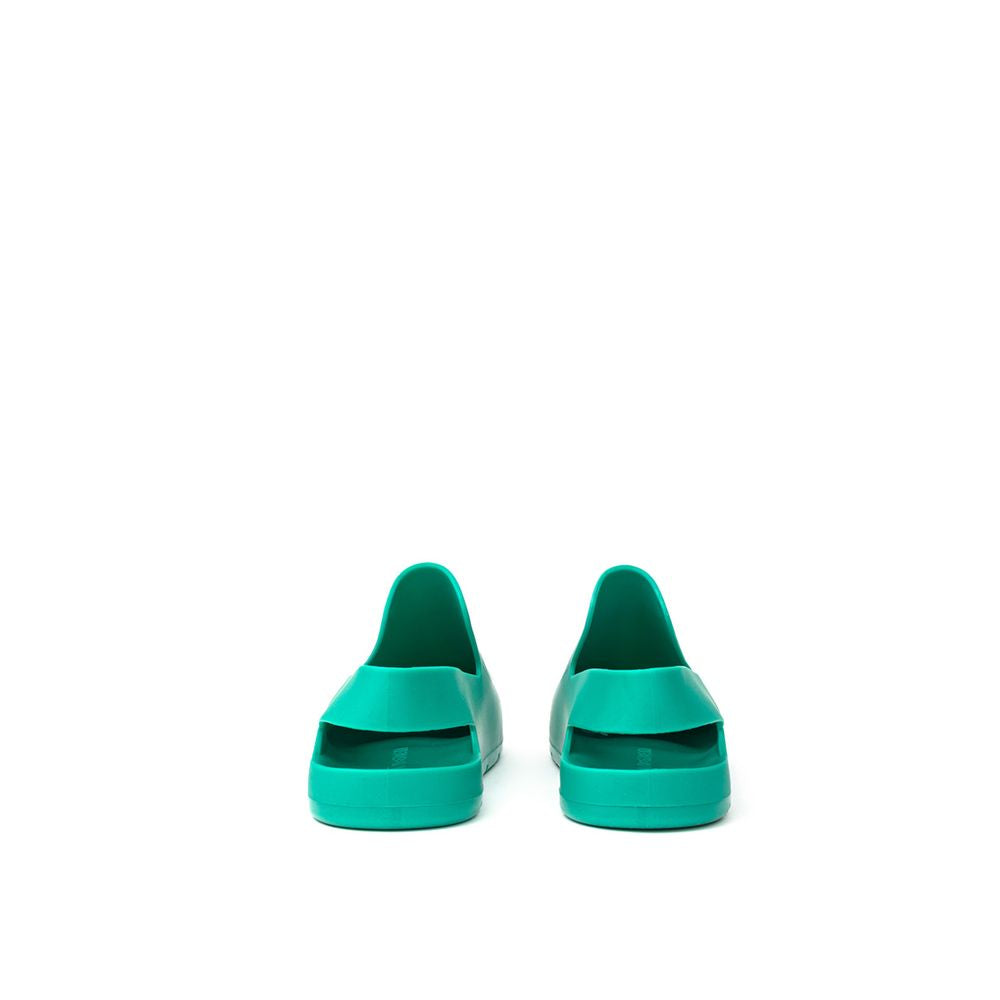 Bottega Veneta Green Cotton Slippers