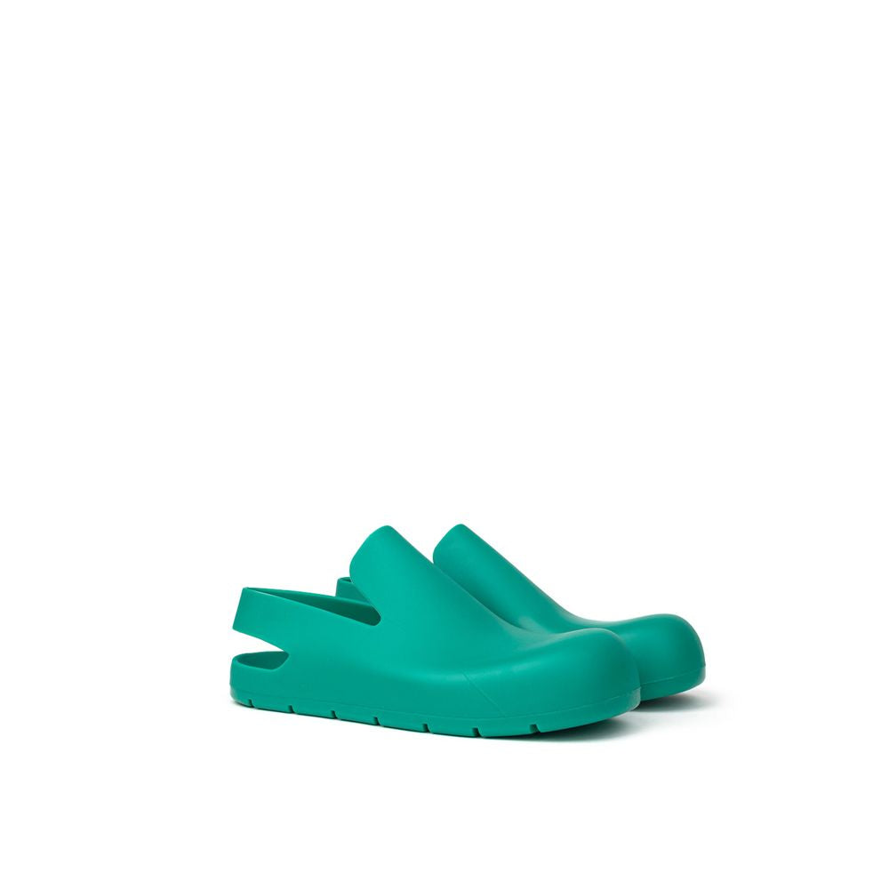 Bottega Veneta Green Cotton Slippers