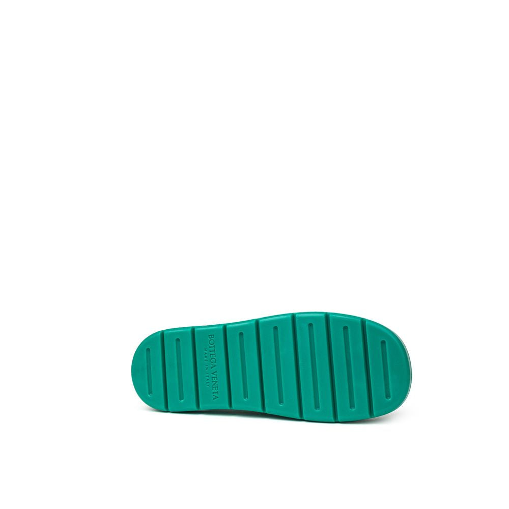 Bottega Veneta Green Cotton Slippers