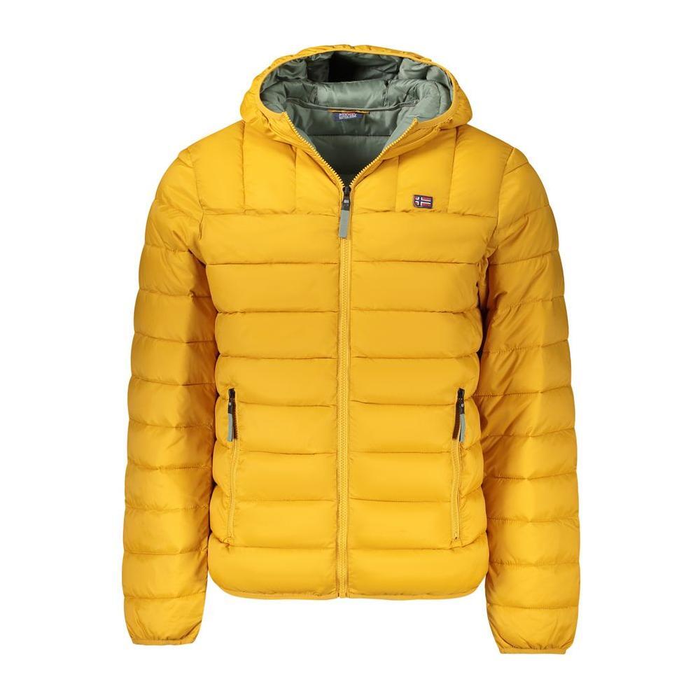 Norway 1963 Yellow Polyamide Men Jacket NO-39354-M