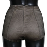 Dolce & Gabbana Bottoms Underwear Beige With Black Net BIK242/S