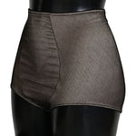 Dolce & Gabbana Bottoms Underwear Beige With Black Net BIK242/S