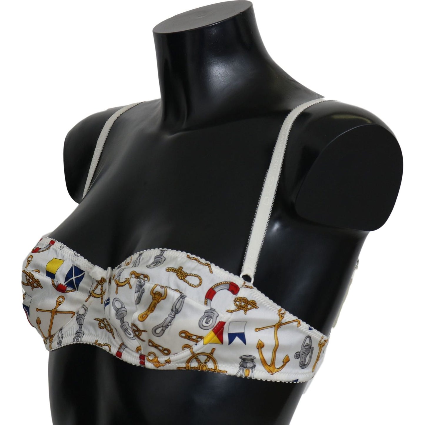 Dolce & Gabbana White Balconcino Sailor Print Underwear
