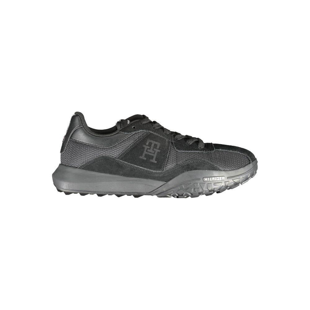 Tommy Hilfiger Black Polyester Sneaker TO-17037-EU42/US9