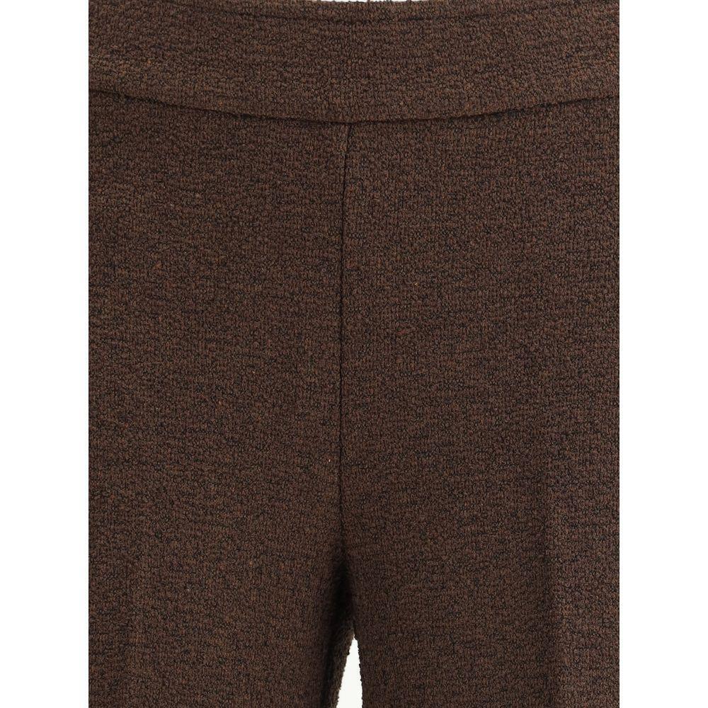 Avenue Montaigne Bouclé Pants AV-FLAVIAF1695CHOCO-14