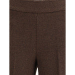 Avenue Montaigne Bouclé Pants AV-FLAVIAF1695CHOCO-14