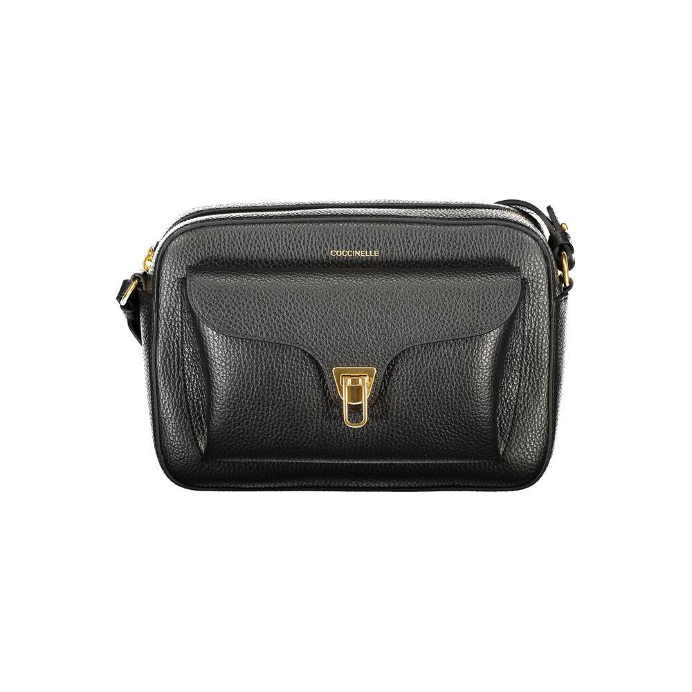 Coccinelle Black Leather Women Handbag CO-39519