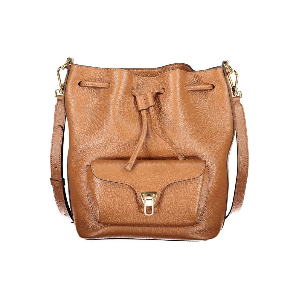 Coccinelle Brown Leather Women Handbag CO-39561