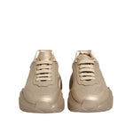 Dolce & Gabbana Gold Leather Daymaster Women Sneaker Shoes LA12887-36
